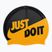 Шапка за плуване Nike JDI Slogan черна и жълта NESS9164-704