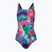 Дамски бански костюм от една част Nike Multiple Print Fastback лилав NESSC010-593