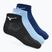 Чорапи Mizuno Training Mid  black/estate blue/glacier lake 3 чифта