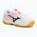 Детски обувки за тенис Mizuno Break Shot 5 Jr CC white/calypso coral/citrus