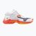 Mizuno Wave Lightning Z8 Mid white/fiery coral 2/citrus обувки за волейбол