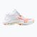 Дамски обувки за волейбол Mizuno Wave Lightning Z8 Mid white/calypso coral/pale banan
