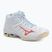Дамски обувки за волейбол Mizuno Wave Voltage 2 Mid white/calypso coral/pale banan