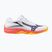 Детски обувки за волейбол Mizuno Lightning Star Z7 white/fiery coral 2/citrus