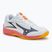 Детски обувки за волейбол Mizuno Lightning Star Z7 white/fiery coral 2/citrus