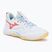 Дамски обувки за волейбол Mizuno Wave Momentum Pro white/calypso coral/pale banan