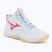 Дамски обувки за волейбол Mizuno Wave Momentum Pro Mid white/calypso coral/pale banan