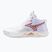 Дамски обувки за волейбол Mizuno Wave Momentum Elite Mid white/rose elegance/lava falls