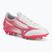 Детски футболни обувки Mizuno Alfa III Select Jr FG white/fuchsia purple