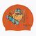 Детска шапка за плуване Speedo Junior Printed Silicone orange/yellow