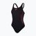 Бански костюм от една част Speedo Placement Muscleback black/plum dandy/siren