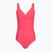 Дамски цял костюм за плуване Speedo Shaping Cross Knot raspberry fill/vermilion/punch
