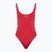 Speedo дамски бански от една част Solid Bound Scoop висок риск червен