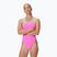 Дамски цял бански костюм Speedo FL Solid V-Back 2.0 neon flamingo