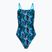Дамски цял бански костюм Speedo Printed Web Back canyon ombre/black
