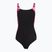 Дамски цял костюм за плуване Speedo Shaping LunaLustre Printed anthracite/ruby