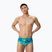 Мъжки боксерки за плуване Speedo Printed 13,5 cm Brief sunset grove/green