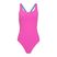 Дамски цял бански костюм Speedo Solid Powerback neon flamingo