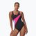Дамски цял бански костюм Speedo Hyperboom butterfly back anthracite/margarita pink