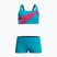 Детски бански костюм от две части Speedo Hyperboom Butterfly Back mayan blue/margarita pink