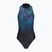 Дамски цял костюм за плуване Speedo Print Hydrasuit anthracite