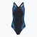 Дамски цял костюм за плуване Speedo Print Medalist anthracite