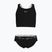 Детски бански от две части Nike Logo Tape Crossback Midkini черен