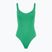 Дамски бански от една част Nike Essential V-Neck stadium green