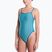 Дамски цял бански костюм Nike Ocean Bound Ripple Texture Square Neck bleached turquoise