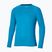 Мъжка блуза за бягане с дълъг ръкав Mizuno Active Dryaeroflow blue jewel