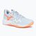 Дамски обувки за волейбол Mizuno Wave Momentum Pro blue finch/lava orange/flamingo coral