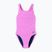 Дамски цял костюм за плуване Speedo Solid Leaderback orchid shine