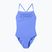 Дамски цял бански костюм Speedo Endurance+ с лого и тънки презрамки, цвят лунна лавандула