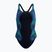 Дамски цял костюм за плуване Speedo Print Medalist anthracite