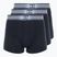 Мъжки боксерки CR7 Basic Trunk 3 чифта 2762 black