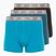 Мъжки боксерки CR7 Basic Trunk 3 чифта black/ green/ light green