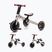 Kinderkraft триколка за бягане 4TRIKE сива