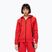 Дамски суитшърт Pitbull Explory Tape Hooded Zip fluo/red