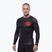 Мъжка блуза с дълъг ръкав за водни спортове Pitbull Ray Rashguard fluo/red