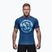 Мъжка тениска Pitbull Rashguard Logo Palms blue