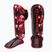Протектори за пищял Octagon Legion Flower black/red