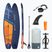Комплект надуваема дъска SUP Perth Sport 11'4" MSL allround оранжев