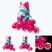 Детски ролери HUMBAKA Starjet LED 3in1 pink