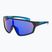 Детски слънчеви очила GOG Flint matt neon blue/black/polychromatic blue