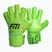 Детски вратарски ръкавици Football Masters Invictus X Jr lime