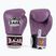 RAJA BOXING Единична стандартна естествена кожа лилави боксови ръкавици