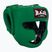 RAJA BOXING Полукожена зелена боксова каска