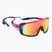 Слънчеви очила GOG Annapurna matt neon pink/black/polychromatic red