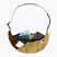 Билет за Луната Upcycled Sling чанта за рамо пясък/шоколад