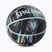 Spalding Мраморна баскетболна топка черна 84405Z